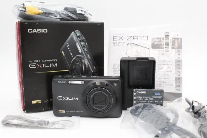 【美品】CASIO カシオ デジタルカメラ EXILIM EX-ZR10 ブラック