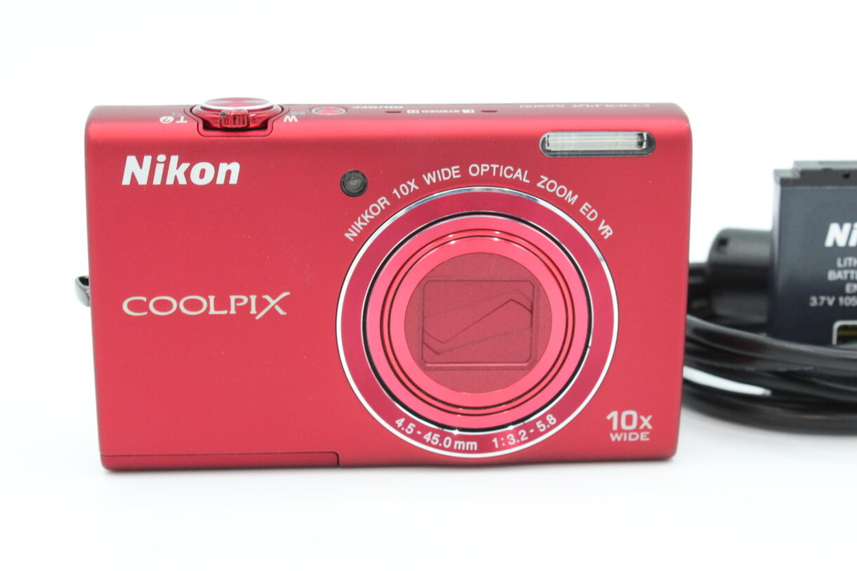 Nikon coolpix s6200 レッド - デジタルカメラ