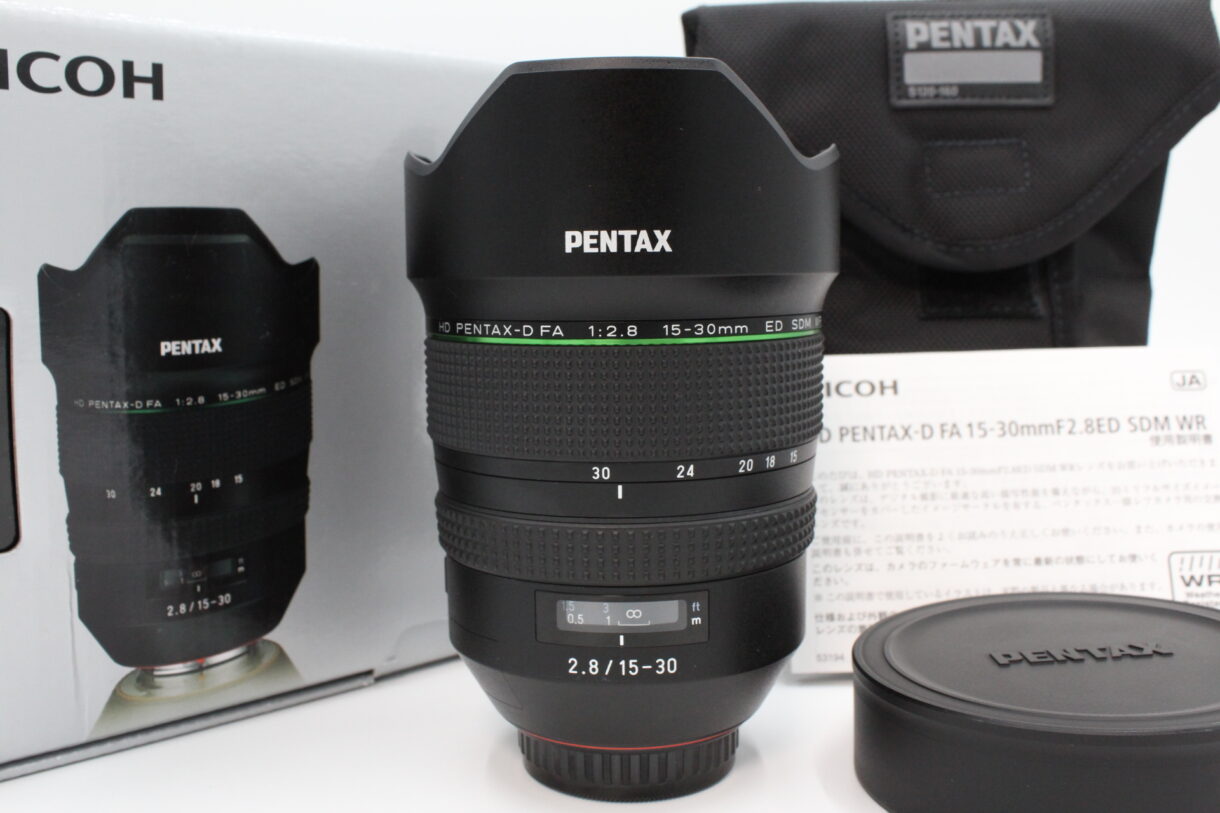 極美品】 PENTAX ペンタックス HD PENTAX-D FA 15-30mmF2.8ED SDM WR 