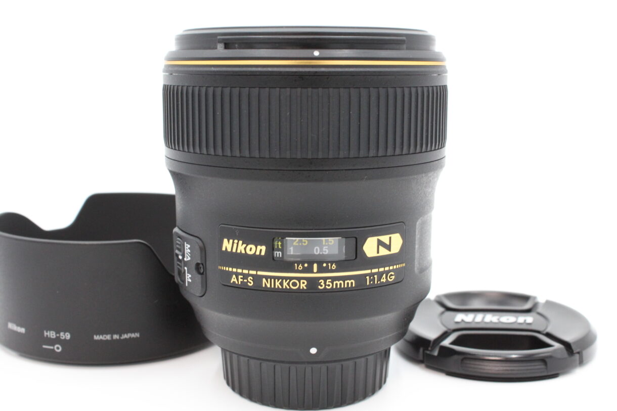 Nikon35mm 1.4  美品 単焦点レンズレンズ(単焦点)