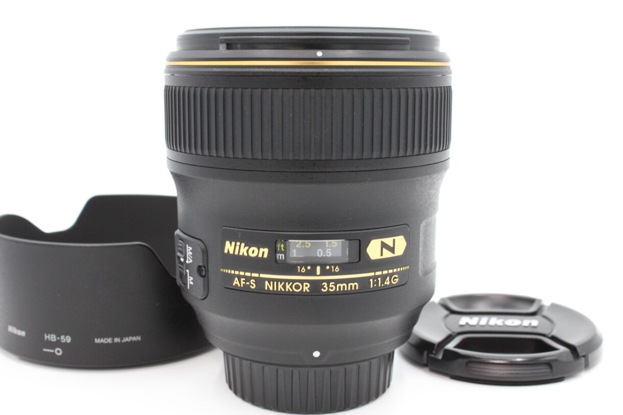 新素材新作 Nikon35mm 1.4 美品 単焦点レンズ レンズ(単焦点 ...