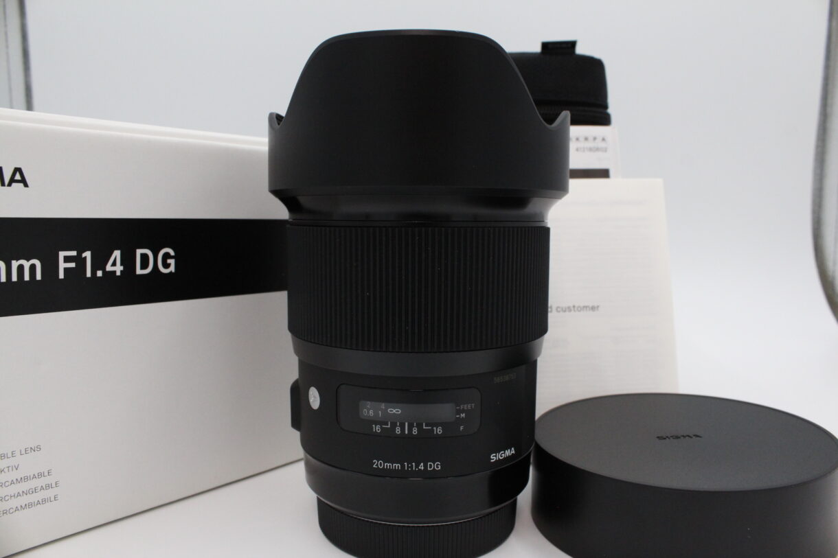 新級品】 SIGMA シグマ 単焦点レンズ Art 20mm F1.4 DG HSM キヤノン用 フルサイズ対応 | 杉並カメラ