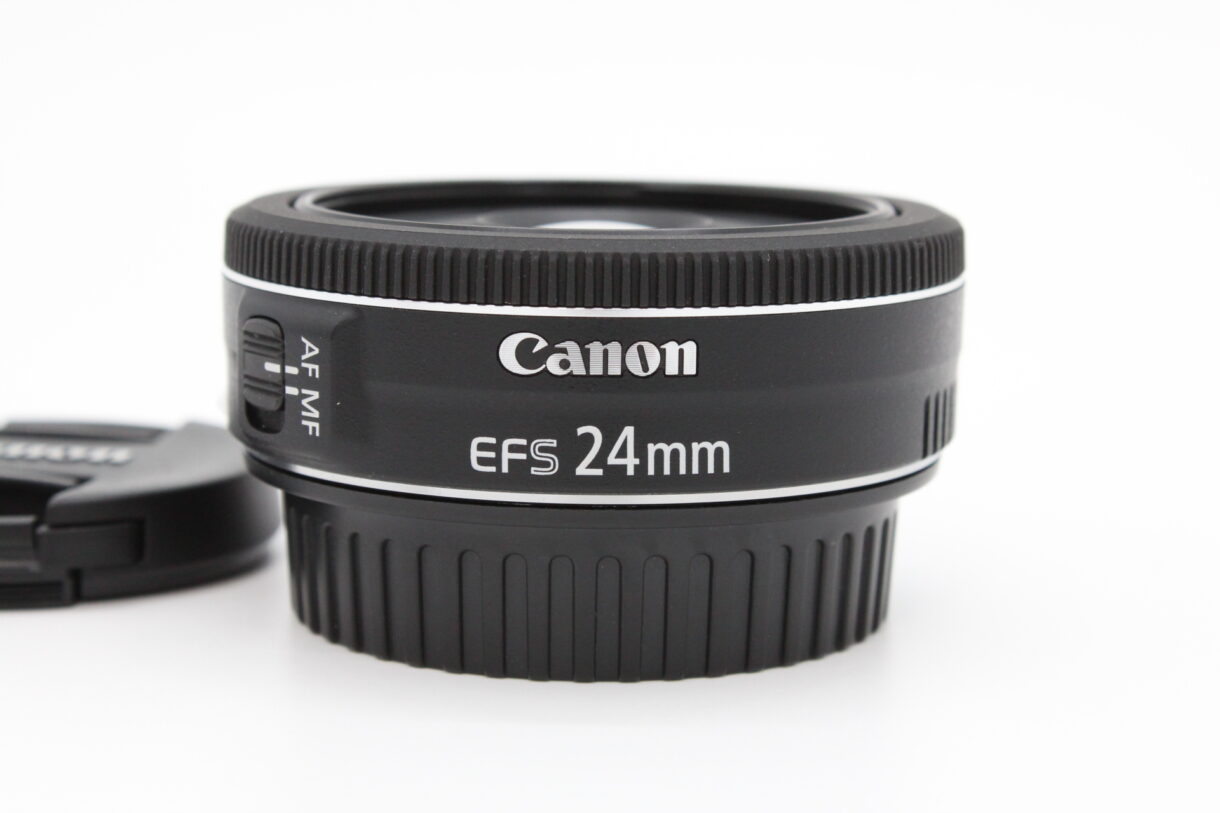 美品】CANON キヤノン 単焦点広角レンズ EF-S24mm F2.8 STM APS-C対応