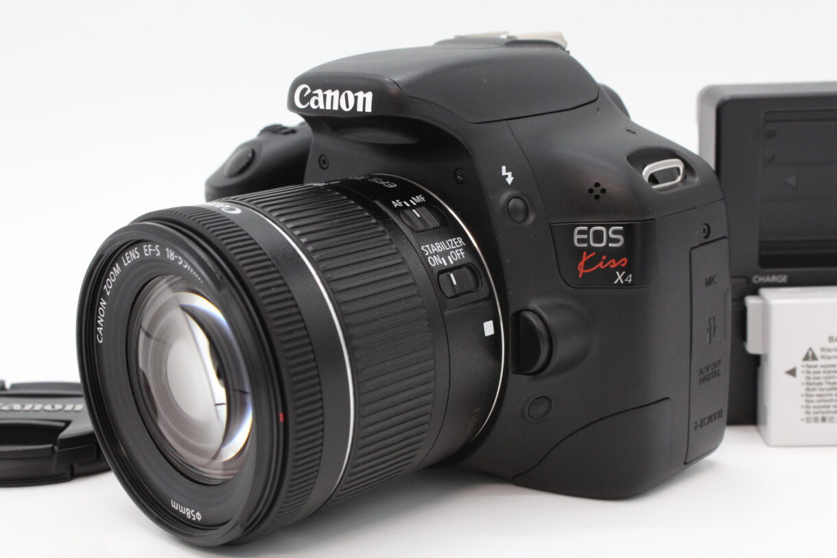 キヤノン Canon EOS Kiss X4 レンズキット デジタル 一眼レフカメラ ...