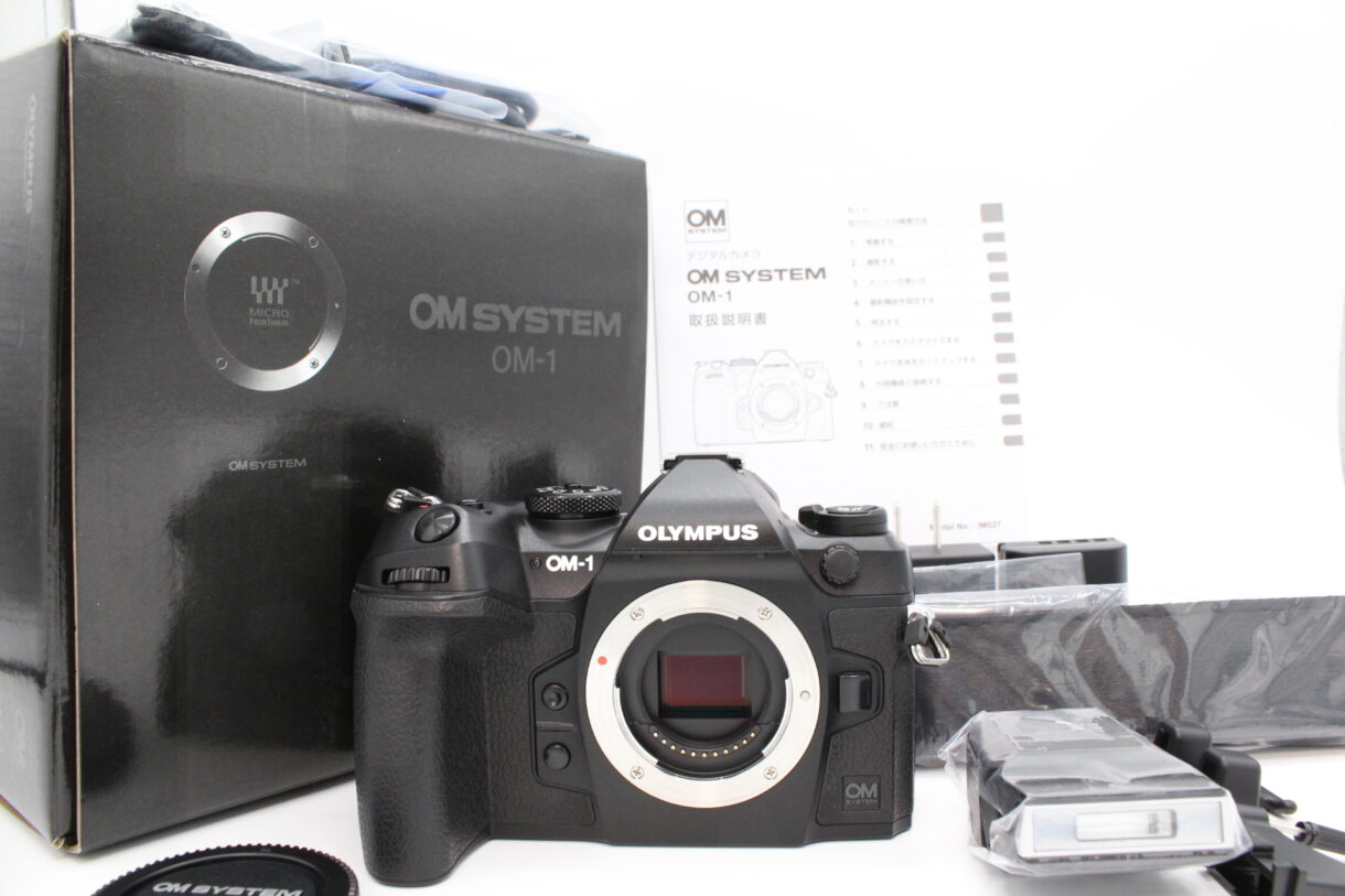 【美品】OLYMPUS オリンパス OM SYSTEM OM-1 ボディ ブラック #LE2024082