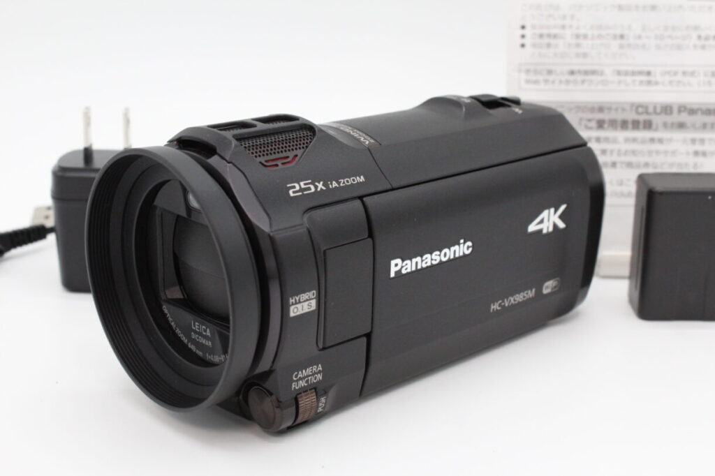 【美品】PANASONIC パナソニック 4K ビデオカメラ VX985M 64GB ブラック HC-VX985M-K #LE2024228 |  杉並カメラ