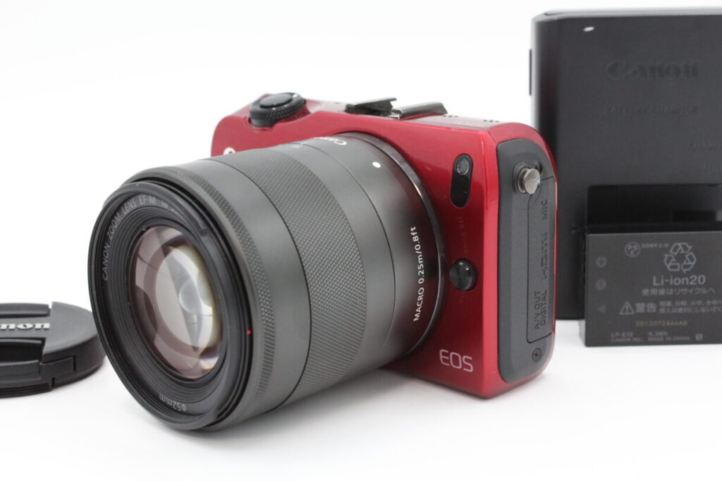 美品 Canon EOS M ブラック レンズセット 元箱付き AA3754