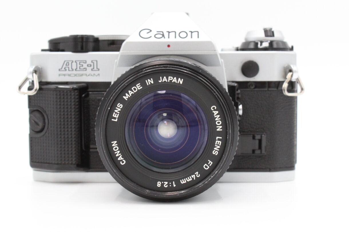【良品】CANON キヤノン AE-1 PROGRAM ｼﾙﾊﾞｰ FD 24mm F2.8 #LE2024202