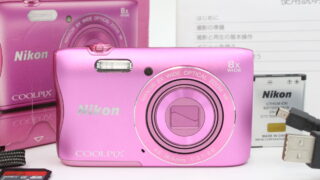 Nikon Coolpix S3700 ピンク 8倍ズーム Nikon Coolpix S3700 20.1 Megapixel Compact Camera, Pink