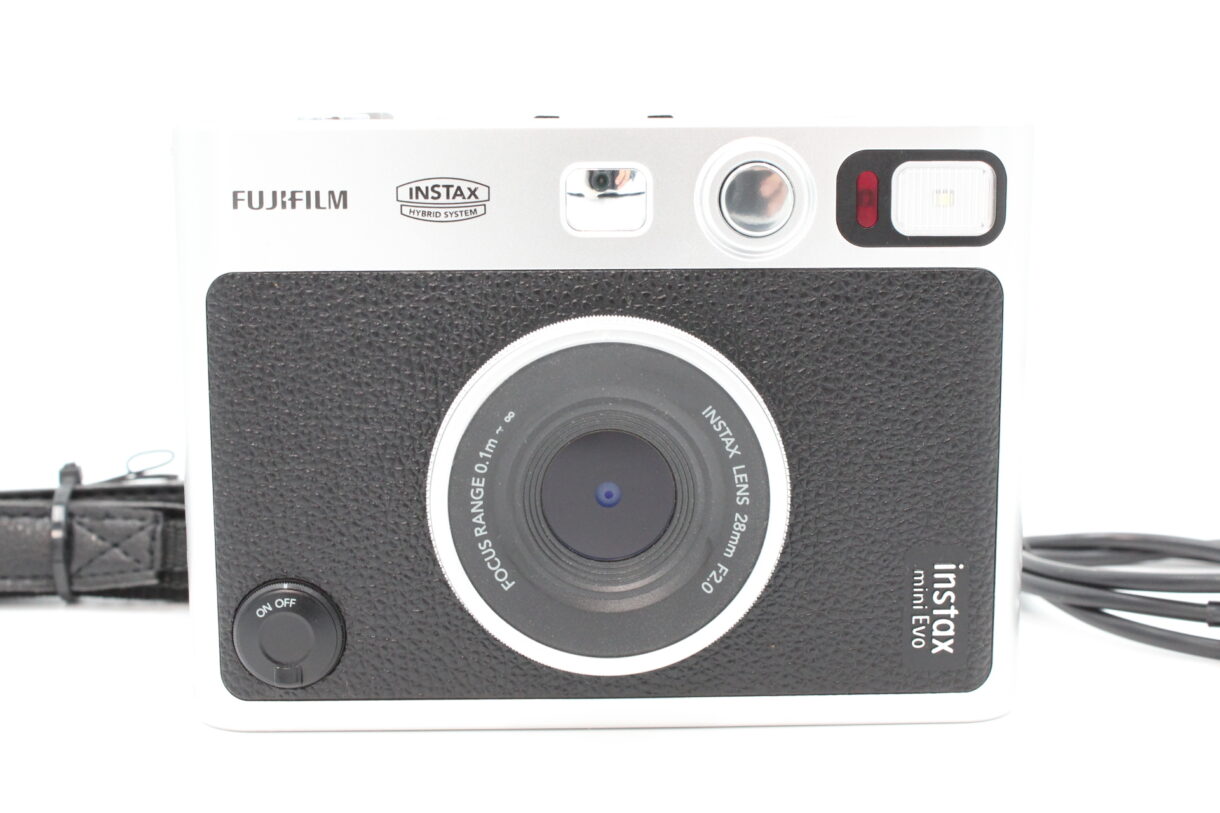 【美品】FUJIFILM 富士フイルム チェキ Evo ハイブリッドインスタントカメラ instax mini Evo INS MINI EVO  BLACK #LE2024797