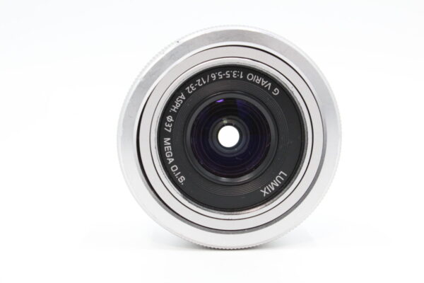 【並品】PANASONIC パナソニック ルミックス G VARIO 12-32mm/F3.5-5.6 ASPH./MEGA O.I.S. シルバー H-FS12032-S #LE2024823 - 画像 (5)