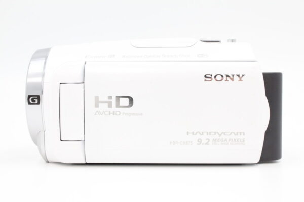 【良品】SONY ソニー ビデオカメラHDR-CX675 32GB 光学30倍 ホワイト Handycam HDR-CX675 W #LE2024829 - 画像 (4)