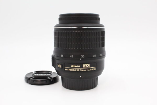 【良品】NIKON ニコン 標準ズームレンズ AF-S DX NIKKOR 18-55mm f/3.5-5.6G VR ニコンDXフォーマット専用 #LE2024894