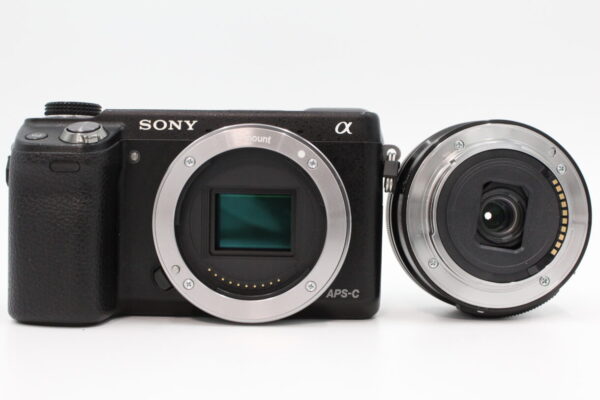 【良品】SONY ソニー ミラーレス一眼カメラ α NEX-6ズームレンズキット ブラック NEX-6L/B #LE2024971 - 画像 (11)