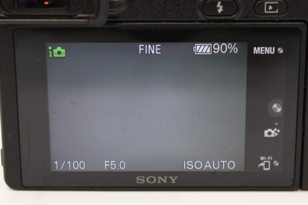 【良品】SONY ソニー ミラーレス一眼カメラ α NEX-6ズームレンズキット ブラック NEX-6L/B #LE2024971 - 画像 (12)