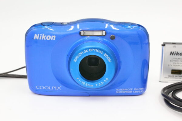 【良品】Nikon ニコン デジタルカメラ COOLPIX W150 防水 W150BL クールピクス ブルー #LE2024996