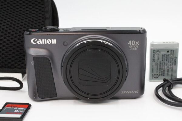 【良品】CANON キヤノン デジタルカメラ PowerShot SX720 HS ブラック 光学40倍ズーム PSSX720HSBK #LE2025002