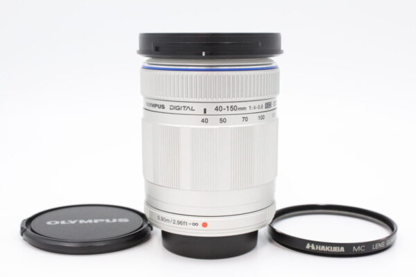 【美品】OLYMPUS オリンパス PEN レンズ M.ZUIKO DIGITAL ED 40-150mm F4.0-5.6 SLV #LE2025010