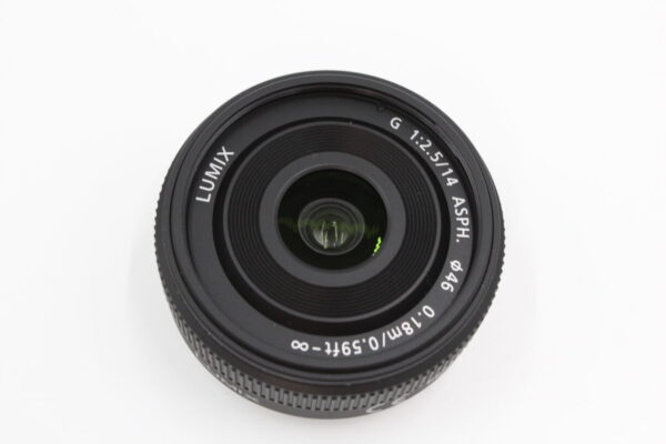 【美品】Panasonic パナソニック 単焦点 広角パンケーキレンズ マイクロフォーサーズ用 ルミックス G 14mm/F2.5 ASPH. H-H014#LE20249772 - 画像 (7)