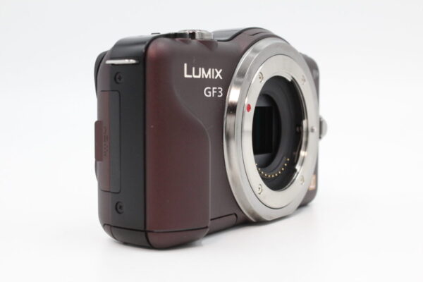 【美品】PANASONIC パナソニック ミラーレス一眼カメラ LUMIX GF3 ボディ センシュアルブラウン #LE20249771 - 画像 (8)