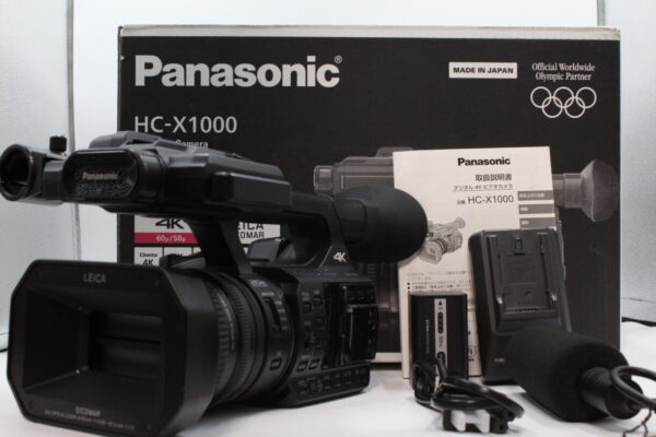 【美品】PANASONIC パナソニック デジタル4Kビデオカメラ HC-X1000-K #LE2024930