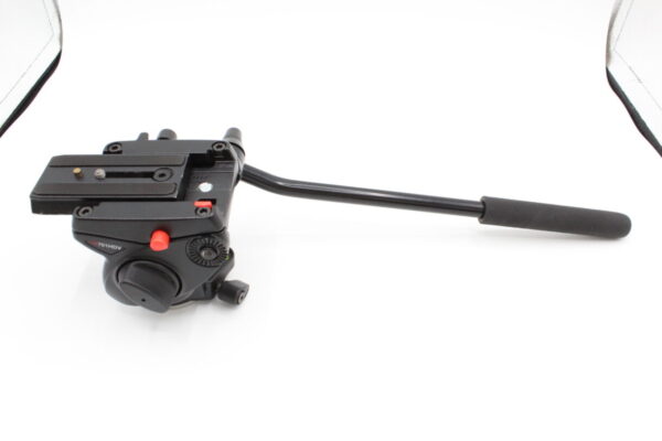 【良品】Manfrotto マンフロット 2WAY雲台 プロフルードミニ雲台 アルミニウム製 701HDV #LE2025022