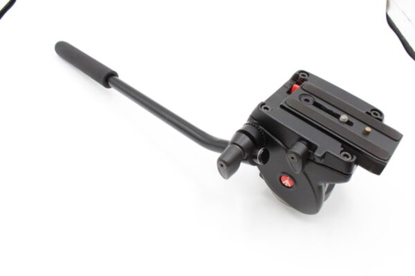 【良品】Manfrotto マンフロット 2WAY雲台 プロフルードミニ雲台 アルミニウム製 701HDV #LE2025022 - 画像 (4)