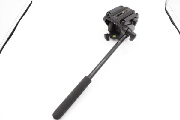 【良品】Manfrotto マンフロット 2WAY雲台 プロフルードミニ雲台 アルミニウム製 701HDV #LE2025022 - 画像 (6)