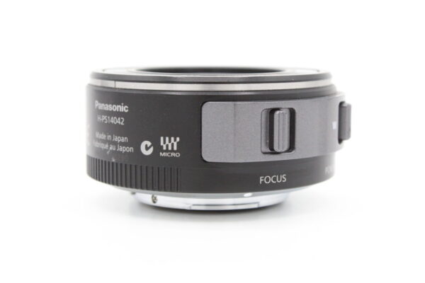 【美品】PANASONIC パナソニック  ルミックス G X VARIO PZ 14-42mm/F3.5-5.6 ASPH./POWER O.I.S. ブラック H-PS14042-K #LE20250362 - 画像 (6)