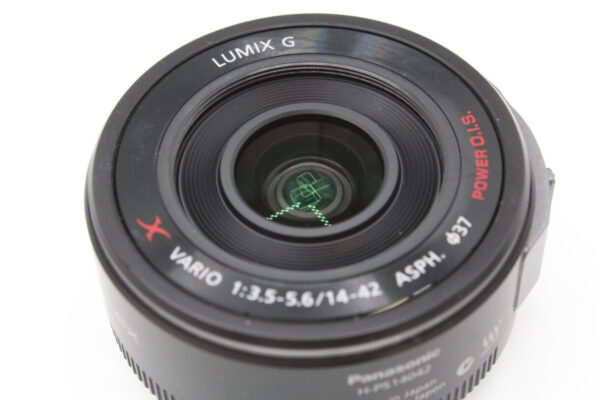 【美品】PANASONIC パナソニック  ルミックス G X VARIO PZ 14-42mm/F3.5-5.6 ASPH./POWER O.I.S. ブラック H-PS14042-K #LE20250362 - 画像 (9)