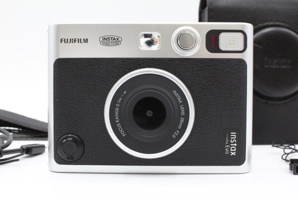 【美品】FUJIFILM 富士フイルム チェキ instax mini Evo INS MINI EVO BLACK #LE2025049