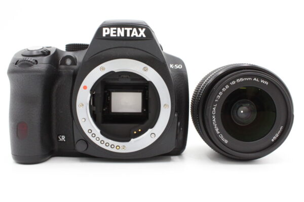 【美品】PENTAX ペンタックス K-50 DAL18-55mmWRレンズキット ブラック K-50 L18-55WR KIT #LE2025052 - 画像 (17)