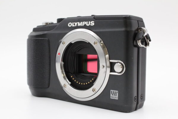 【良品】OLYMPUS オリンパス ミラーレス一眼 E-PL2 ブラック #LE20250561 - 画像 (2)