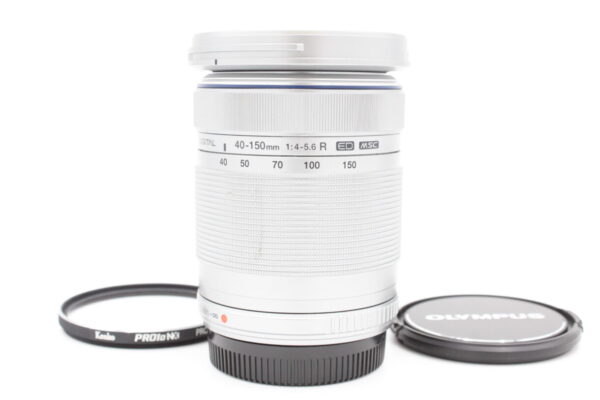 【美品】OLYMPUS オリンパス 望遠ズームレンズ M.ZUIKO DIGITAL ED 40-150mm F4.0-5.6 R シルバー #LE20250601