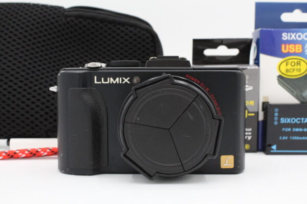 【良品】PANASONIC パナソニック ブラック DMC-LX5-K 光学3.8倍ズーム #LE2025062