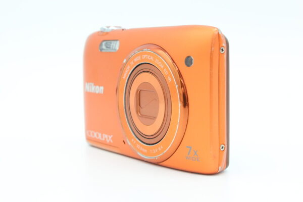 【並品】Nikon ニコン デジタルカメラ COOLPIX S3500 アプリコットオレンジ S3500OR#LE2025065 - 画像 (2)