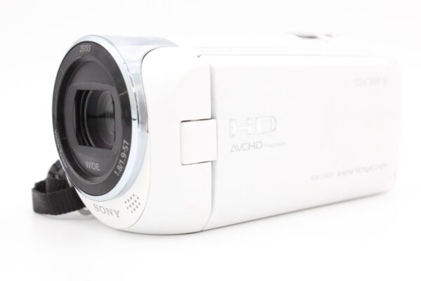 【良品】SONY ソニー ビデオカメラ Handycam HDR-CX470 ホワイト #LE2025070 - 画像 (2)