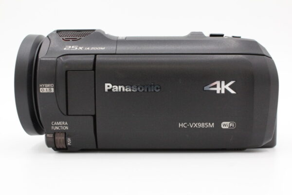 【良品】Panasonic パナソニック 4K ビデオカメラ VX985M 64GB あとから補正 ブラック HC-VX985M-K#LE2025076 - 画像 (4)