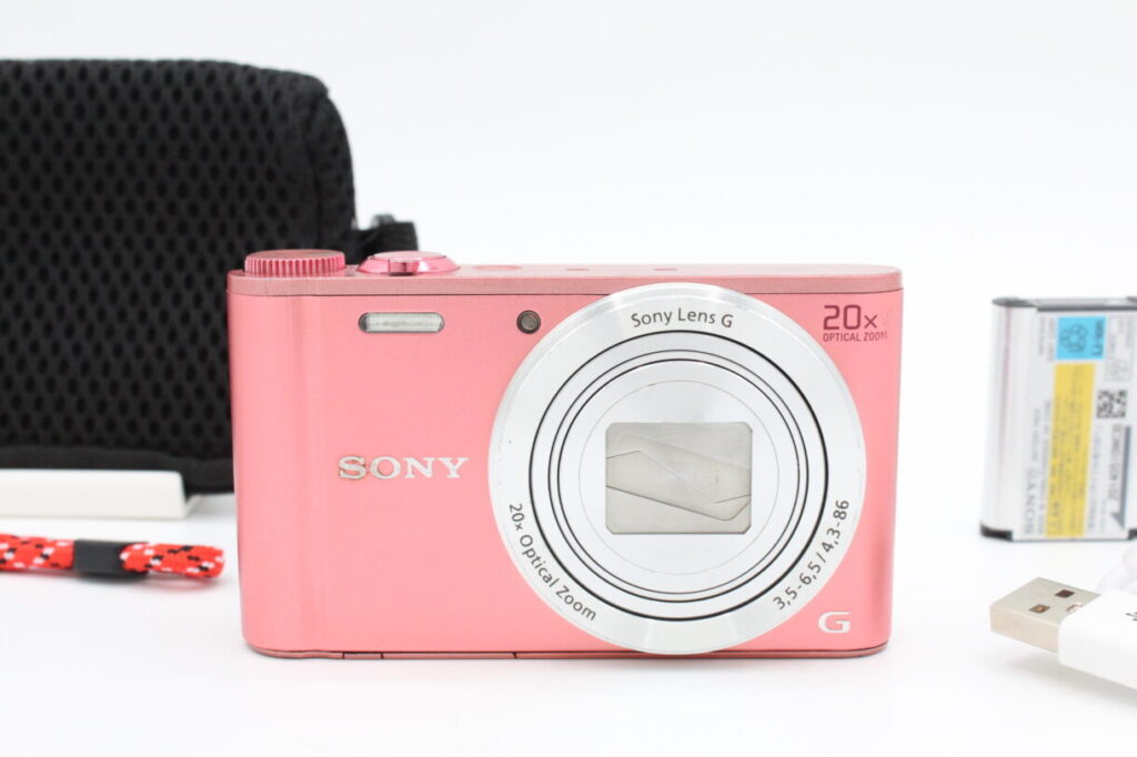 良品】SONY ソニー デジタルカメラ Cyber-shot WX350 光学20倍 ピンク