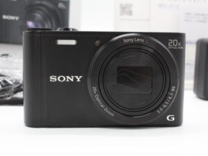 【美品】SONY デジタルカメラ Cyber-shot WX300 2110万画素 光学20倍 ブラック DSC-WX300(B)#LE2025204