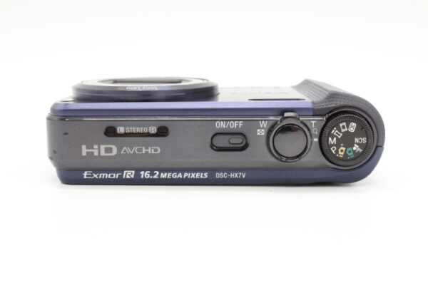 【良品】SONY ソニー デジタルカメラ Cyber-Shotブルー DSC-HX7V/L#LE2025228 - 画像 (9)