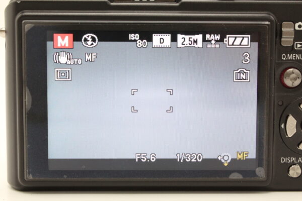 【美品】PANASONIC パナソニック デジタルカメラ LUMIX (ルミックス) LX3 ブラック DMC-LX3-K #LE2025229 - 画像 (11)