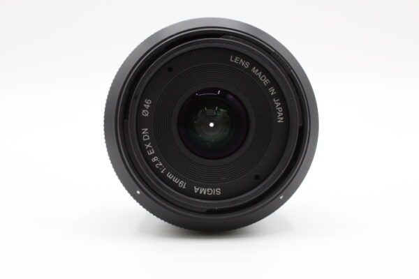 【美品】SIGMA シグマ 19mm 1:2.8 EX DN ソニー Eマウント用 ブラック #LE2024603 - 画像 (5)
