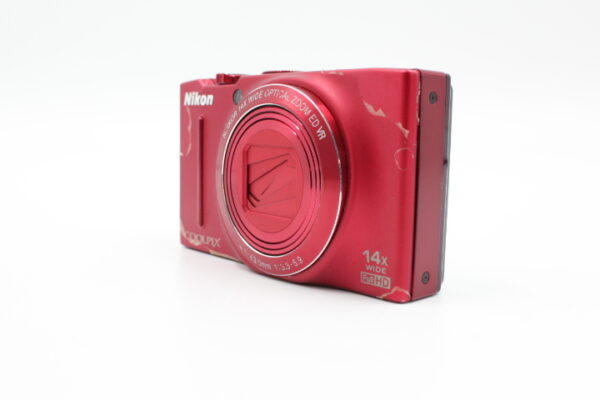 【良品】NIKON ニコン S8200 レッド #LE2025313 - 画像 (2)