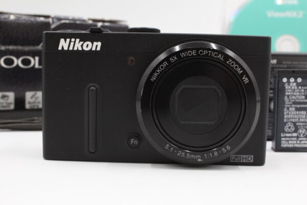 【美品】NIKON ニコン デジタルカメラ COOLPIX P330 開放F値1.8NIKKORレンズ搭載 ブラック #LE2025285