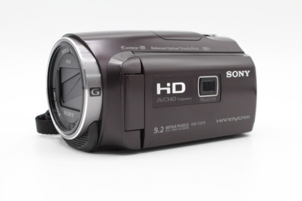 【良品】SONY ソニー HDビデオカメラ Handycam HDR-PJ670 ボルドーブラウン 光学30倍 HDR-PJ670-T #LE2025191 - 画像 (3)