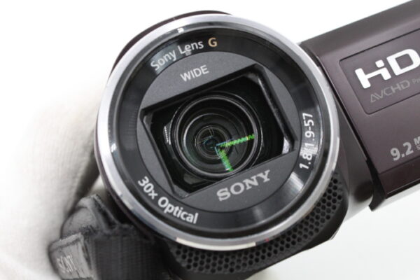 【良品】SONY ソニー HDビデオカメラ Handycam HDR-PJ670 ボルドーブラウン 光学30倍 HDR-PJ670-T #LE2025191 - 画像 (13)