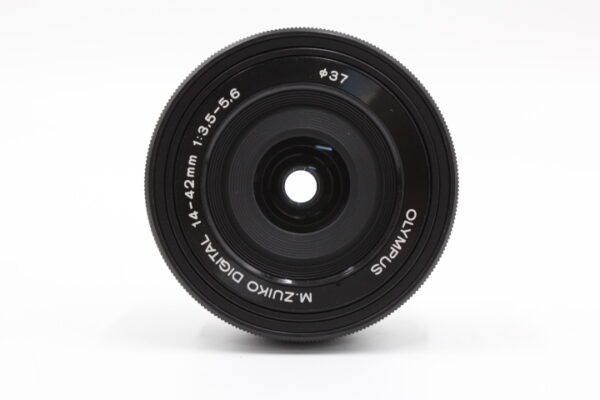 【美品】OLYMPUS オリンパス 電動式パンケーキズームレンズ M.ZUIKO DIGITAL ED 14-42mm F3.5-5.6 EZ BLK#LE20251342 - 画像 (5)