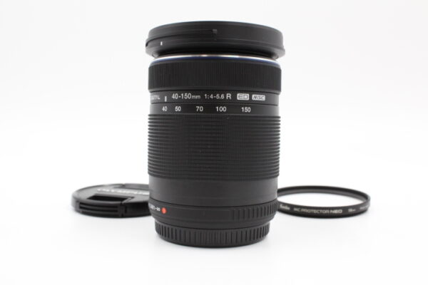 【美品】OLYMPUS オリンパス 望遠ズームレンズ M.ZUIKO DIGITAL ED 40-150mm F4.0-5.6 R ブラック#LE20251343