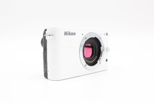 【良品】Nikon ニコン ミラーレス一眼 Nikon 1 J2 ボディー ホワイト N1J2WH#LE2025314 - 画像 (8)